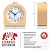 RELOJ DESPERTADOR BEARWARE, analógico, sin tictac, de forma Vista previa de la imagen del producto 2