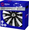Sparco Radkappen Lazio 15 Zoll ABS schwarz / silber 4er Set Produktbild-Vorschau 4
