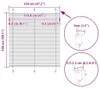 vidaXL Plisovaná roleta světle šedá 120x150 cm šířka látky Náhled obrázku produktu 7