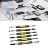 A person wearing white gloves is working on a disassembled smartphone with various tools laid out on a white surface. Podgląd zdjęcia produktu