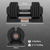 SPORTNOW Verstellbare Hantel, 6-20 kg Hantel mit Produktbild-Vorschau 3
