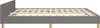 vidaXL Bettgestell ohne Matratze Dunkelgrau 180x200 cm Produktbild-Vorschau 5