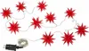Idena Lichterkette Weihnachtsstern 10 LED Sterne Ø12cm Produktbild-Vorschau 2
