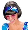 "Hippie" Partybrille XL - Rund | Pink Produktbild-Vorschau 4