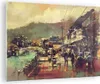 Bilder auf glas - Brücke Straße Fluss - 70x50cm - Produktbild-Vorschau 1