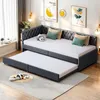 Tagesbett ausziehbar 90x200, Polsterbett Bettgestell mit Produktbild-Vorschau 5