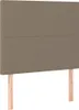 vidaXL Postel Boxspring s matrací Taupe 120x200 cm Látka Náhled obrázku produktu 4