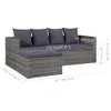 vidaXL Ensemble salon de jardin 4 pièces avec coussins Poly Voir les images du produit 6