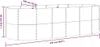 vidaXL Hochbeet Verzinkter Stahl 249x100x68 cm Anthrazit Produktbild-Vorschau 6