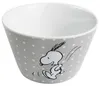 The Peanuts Schüssel Snoopy - Müslischale Schale Grau mit Produktbild-Vorschau 2