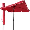 VOUNOT® Sonnenschirm für Balkon, 200 × 125 cm, Knickbarer Produktbild-Vorschau 1