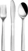 ORION Besteck-Set Besteck 3-teilig LÖFFEL + GABEL + MESSER Produktbild-Vorschau 1