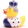 Badeente King Charles blau Vinyl 10,5 cm Produktbild-Vorschau 4