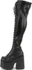 Demonia | Overknee Stiefel - Camel-300 - Schwarz - EU 38 - Produktbild-Vorschau 3