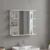 Armoire de toilette Relaxdays, 6 étagères, 2 compartiments Voir les images du produit 3