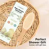 Baby Haarbürste Neugeborene Säugling Holz Babybürste Produktbild-Vorschau 1