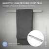 ML-Design Handtuchhalter ohne Bohren, 60 cm, Silber, aus Produktbild-Vorschau 2
