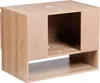 BELIANI Badezimmer Wand-Waschtischschrank Hellbraun Produktbild-Vorschau 7