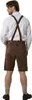 Kurze Lederhose Jakob - dunkelbraun, 54 Produktbild-Vorschau 6