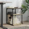 vidaXL Stojak na drukarkę 3 półki dąb sonoma 43x48x64 cm Podgląd zdjęcia produktu 3