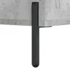 vidaXL Highboard gris béton 69,5x34x180 cm Bois composite Voir les images du produit 12