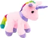 BRUBAKER Licorne en peluche 21 cm de haut - Rose - Peluche Voir les images du produit 2