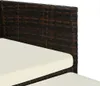 vidaXL Ensemble canapé de jardin 7 pièces poly rotin brun Voir les images du produit 8