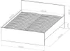 Schlafzimmer Bett mit 160x200 cm Liegefläche, schwarz matt, Produktbild-Vorschau 4
