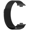 A black Milanese metal watch band with a magnetic clasp, shown against a white background. Náhled obrázku produktu