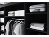 Easy4You R6 200 cm Schwarz/Weiß Schiebetüren Kleiderschrank Produktbild-Vorschau 6