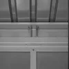 A close-up view of the internal metal structure of a shed, showing support beams and brackets. Anteprima dell’immagine prodotto