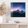 DEQORI Glasbild Echtglas 50x50 cm 'Nachthimmel in den Produktbild-Vorschau 4