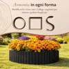 Floranica Bordura da giardino flessibile 20 x 100 cm nero Anteprima dell’immagine prodotto 4