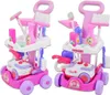 Putzwagen für Kinder, Besenwagen mit Heimspielzeug Zubehör Produktbild-Vorschau 7
