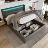 MODFU Boxspringbett 140x200cm Polstebett Doppelbett  mit Produktbild-Vorschau 8