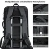 50L Handgepäck Reiserucksack Flugzeug, Groß 17 Zoll Produktbild-Vorschau 7