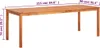 vidaXL Záhradný stôl 215x90x74 cm Akáciové masívne drevo Náhľad obrázku produktu 5