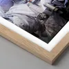 Gerahmtes Poster - Rahmen in heller Eiche - Kosmonaut Katze Produktbild-Vorschau 2