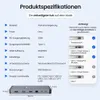 Siltcon® 14-in-1 USB-C Dockingstation mit 100W Adapter – 2x Produktbild-Vorschau 8