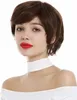 WIG ME UP Perücke kurz Pixie fransig Kastanie Braun Mix Produktbild-Vorschau 6