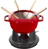 Staub Service à fondue, Induction, Fonte, Rouge cerise Voir les images du produit 1