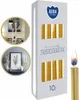 AURA candele coniche oro-metallo 7h 10 pz. s30-271 Anteprima dell’immagine prodotto 1