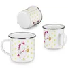 Mr. & Mrs. Panda Camping Emaille Tasse Einhorn Künstler - Produktbild-Vorschau 4