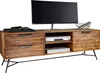 WOHNLING Lowboard NISHAN 160x54x40 cm Sheesham Massiv Holz Produktbild-Vorschau 8