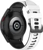 INF Weißes Schwarzes Silikonarmband für Samsung Watch 4 Produktbild-Vorschau 5