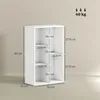 HOMCOM, libreria a colonna con 5 ripiani, scaffale Anteprima dell’immagine prodotto 3