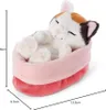 Nici 48085 Sleeping Kitties Katze 12cm, creme, im rot Voir les images du produit 7