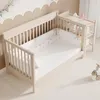 Merax 3-in-1 Babybett 140x70 cm, Massivholz Kinderbett, Produktbild-Vorschau 8