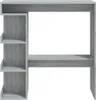 vidaXL Stolik barowy z półką szary Sonoma 100x50x101,5 cm Podgląd zdjęcia produktu 5