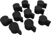 A group of black foam cup holders arranged on a white background. Podgląd zdjęcia produktu